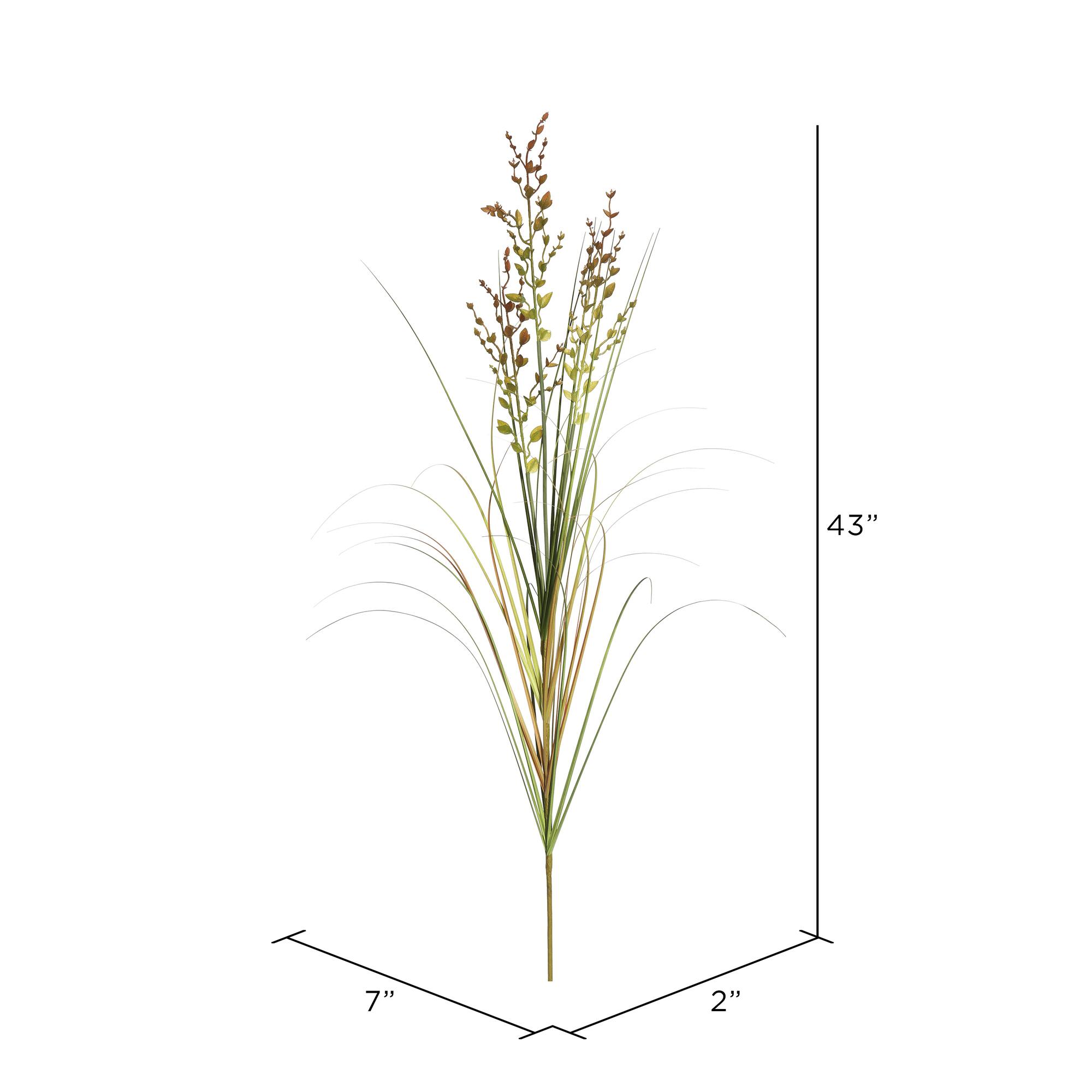6 Pack: Green And Brown Mixed Grass Spray